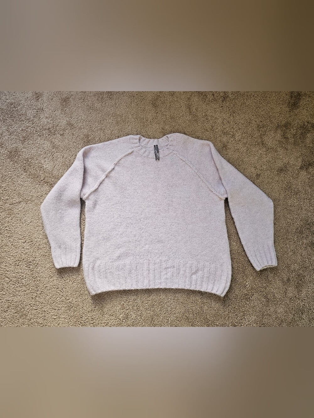 Anthropologie Light Pink Crewneck Sweater